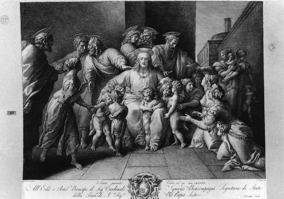 Cristo benedice i fanciulli - Collezione Remondini, Bassano del Grappa, Vicenza